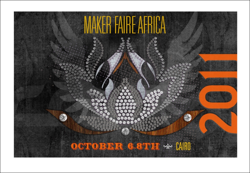 Design pour l'édition 2012 de Maker Faire Afric au Caire par Jennifer 